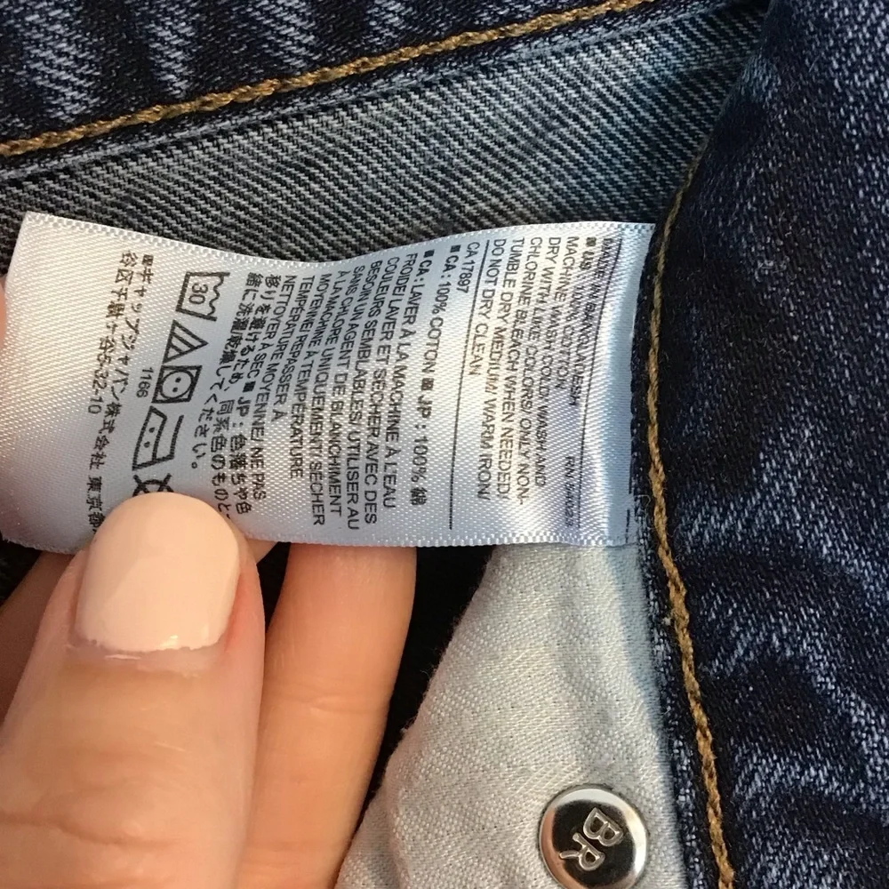 Banana Republic Men’s Blue Vintage Straight Leg Jeans Classic Style 36X32